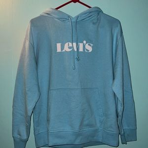 Baby blue Levi’s sweatshirt